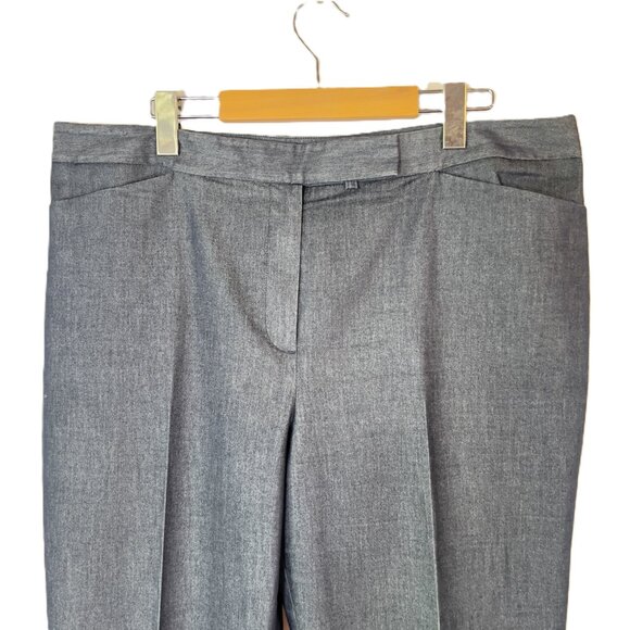 Jones New York Signature Boardroom Slim Ankle Pants in Blue — Size 16 - Picture 2 of 14